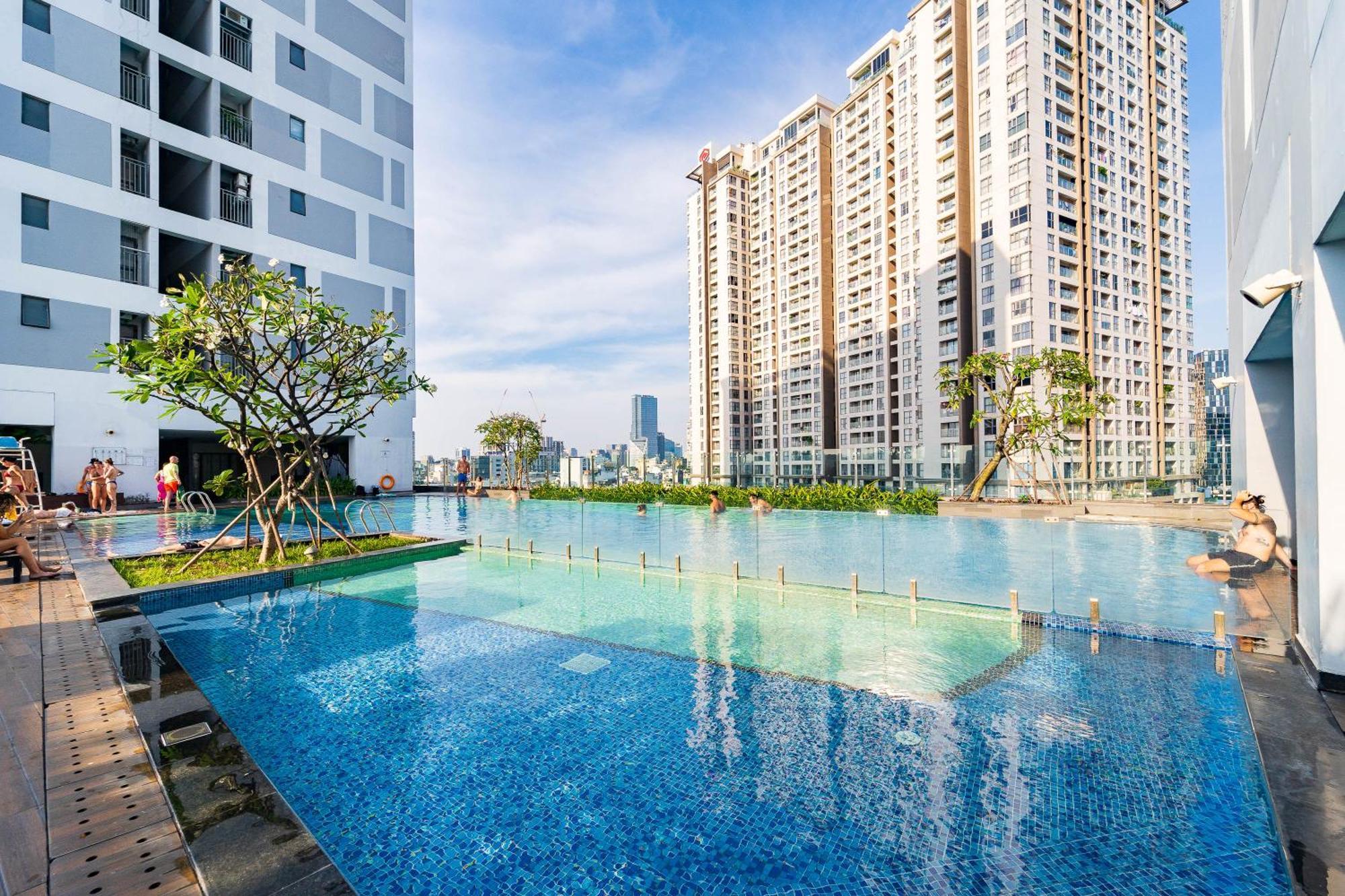 Saigon Apartments - Free City Walk Experience, Amazing Infinity Pool & Free 4G Sim Card For 3 Nights Hô Chi Minh-Ville Extérieur photo
